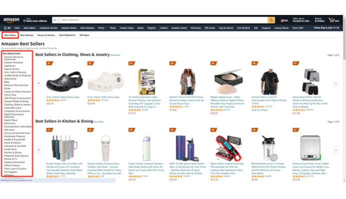 Amazon Best Sellers