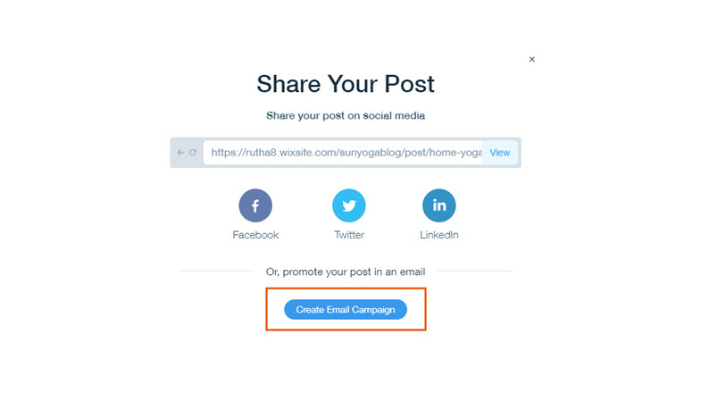 Blog Sharing Concept