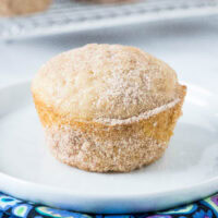 cropped close up cinnamon muffins