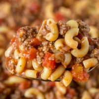 Old Fashioned Goulash - The same American goulash recipe that you grew up with. A hearty recipe that the entire family can enjoy any night of the week.