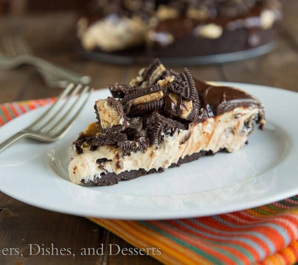 No Bake Peanut Butter Cheesecake {Dinners, Dishes, and Desserts}