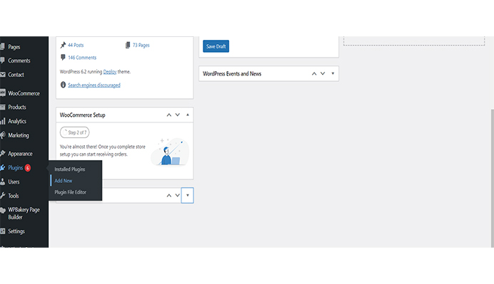 On your WordPress Admin Dashboard, go to Plugins > Add New