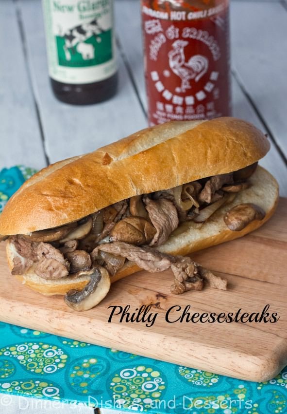 Philly Cheesesteaks | @Dinnersdishesdessert Philly Cheesesteaks