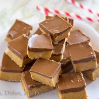 reeses fudge on a plate