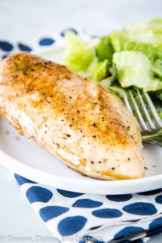 Seared chicken after sous vide cooking