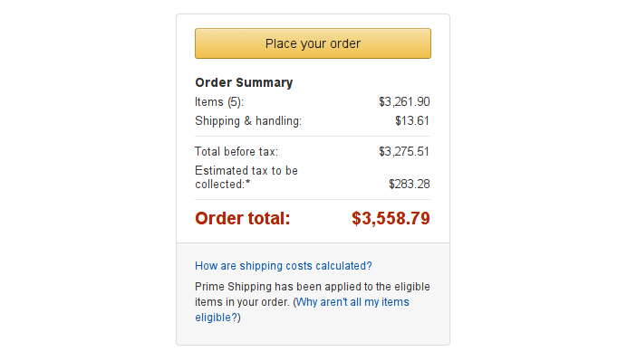 Amazon shipping