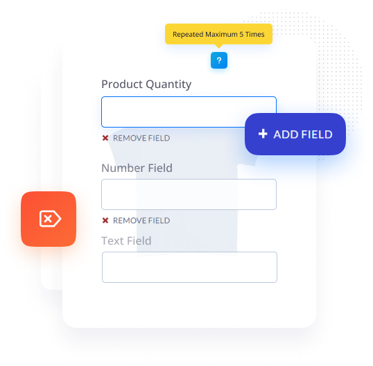 Woocommerce Custom Product Addons - Repeating Fields