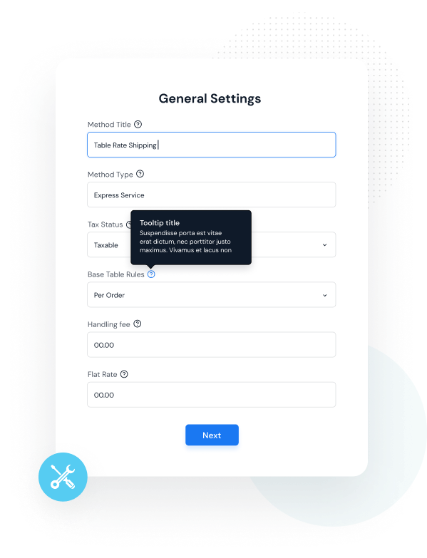 WooCommerce Advanced Table Rate Shipping - Features to set varied shipping costs